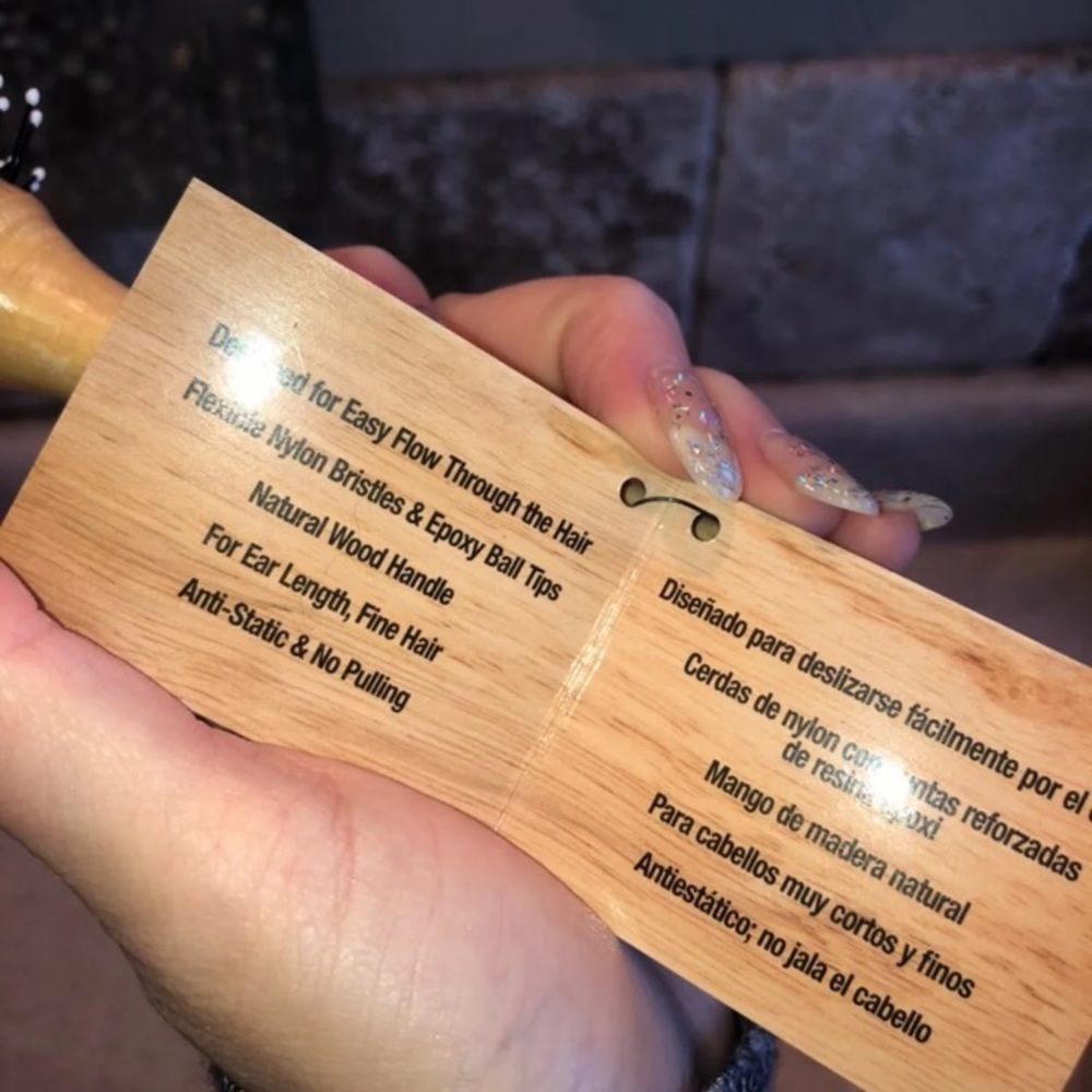 Two Babyliss Pro Wooden Round Brushes NEW!